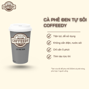 cà phê đen tự sôi coffeedy