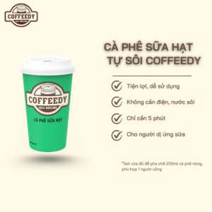 cà phê sữa hạt tự sôi coffeedy