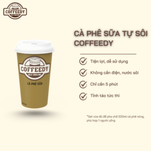 cà phê sữa tự sôi coffeedy
