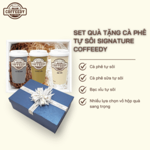 quà tặng cà phê tự sôi coffeedy signature